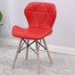 Contemporary Beech Wingback Side Chair Matte Finish Upholstered Dining Chair Dark Red 1 Piece Clearhalo ' kitchen&dining_furn' 'Dining Chairs' 'Dining Tables & Seating' 'dining_chair' 'Furniture' 'furniture_dining_chair' 'Kitchen & Dining Furniture' 'kitchen' 4557623