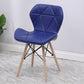 Contemporary Beech Wingback Side Chair Matte Finish Upholstered Dining Chair Blue 1 Piece Clearhalo ' kitchen&dining_furn' 'Dining Chairs' 'Dining Tables & Seating' 'dining_chair' 'Furniture' 'furniture_dining_chair' 'Kitchen & Dining Furniture' 'kitchen' 4557629
