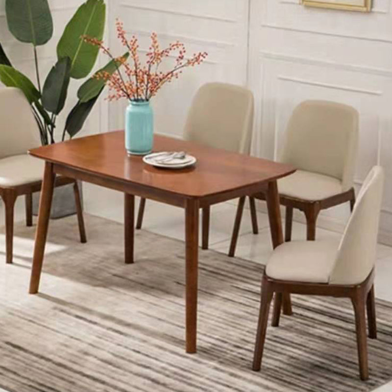 Contemporary Dining Chairs Dining Armless Side Chairs with Wooden Legs Clearhalo ' kitchen&dining_furn' 'Dining Chairs' 'Dining Tables & Seating' 'dining_chair' 'furn' 'furn_dining_chair' 'Furniture' 'furniture_dining_chair' 'Kitchen & Dining Furniture' 'kitchen' 4557684