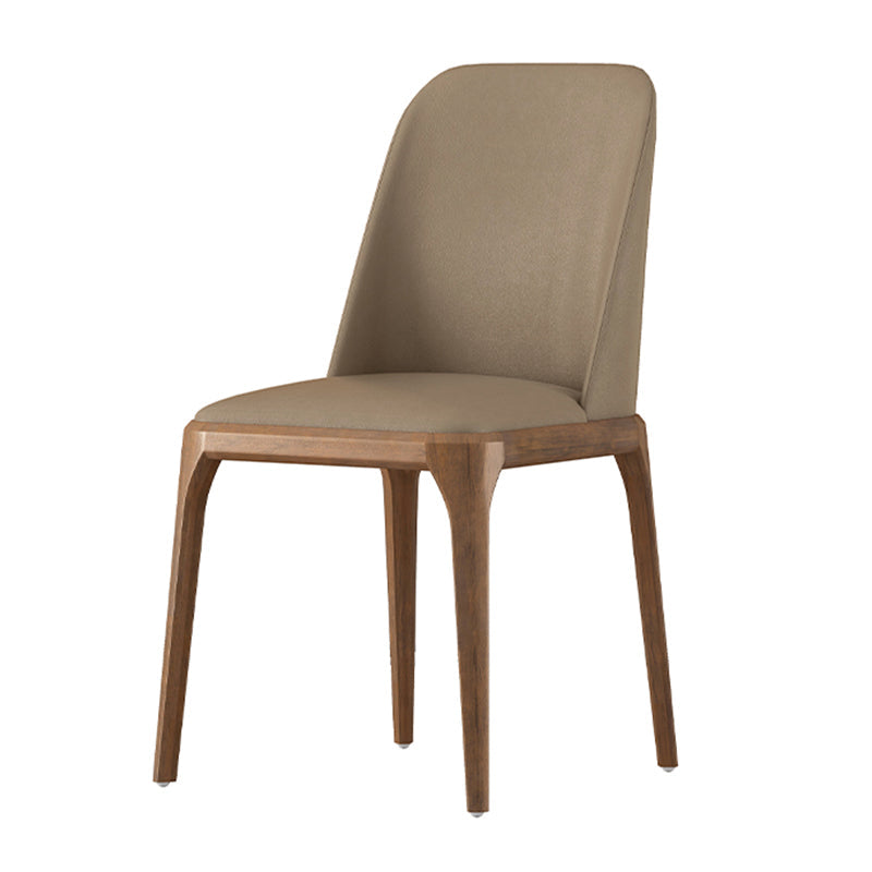 Contemporary Dining Chairs Dining Armless Side Chairs with Wooden Legs Clearhalo ' kitchen&dining_furn' 'Dining Chairs' 'Dining Tables & Seating' 'dining_chair' 'furn' 'furn_dining_chair' 'Furniture' 'furniture_dining_chair' 'Kitchen & Dining Furniture' 'kitchen' 4557691