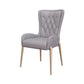 Glam PU Leather Dining Room Chairs Metal Dining Arm Chair for Home Use Grey 1 Piece Clearhalo ' kitchen&dining_furn' 'Dining Chairs' 'Dining Tables & Seating' 'dining_chair' 'furn' 'furn_dining_chair' 'Furniture' 'furniture_dining_chair' 'Kitchen & Dining Furniture' 'kitchen' 4557727