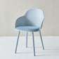Contemporary Dining Chairs Solid Back Dining Arm Side Chairs with Plastic Legs Light Blue 1 Piece Clearhalo ' kitchen&dining_furn' 'Dining Chairs' 'Dining Tables & Seating' 'dining_chair' 'furn' 'furn_dining_chair' 'Furniture' 'furniture_dining_chair' 'Kitchen & Dining Furniture' 'kitchen' 4557765