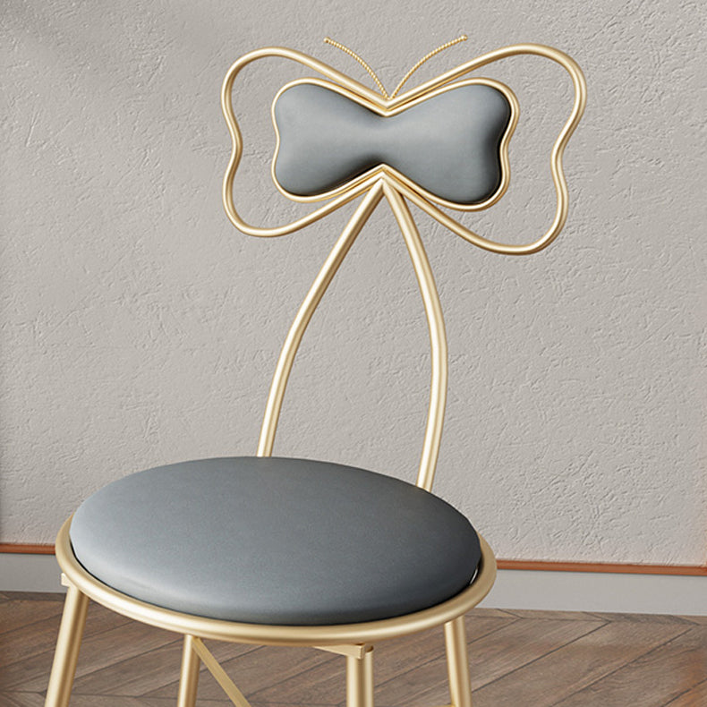 Nordic Style Open Back Side Chairs Upholstered Dining Armless Chairs for Home Clearhalo ' kitchen&dining_furn' 'Dining Chairs' 'Dining Tables & Seating' 'dining_chair' 'furn' 'furn_dining_chair' 'Furniture' 'furniture_dining_chair' 'Kitchen & Dining Furniture' 'kitchen' 4557789