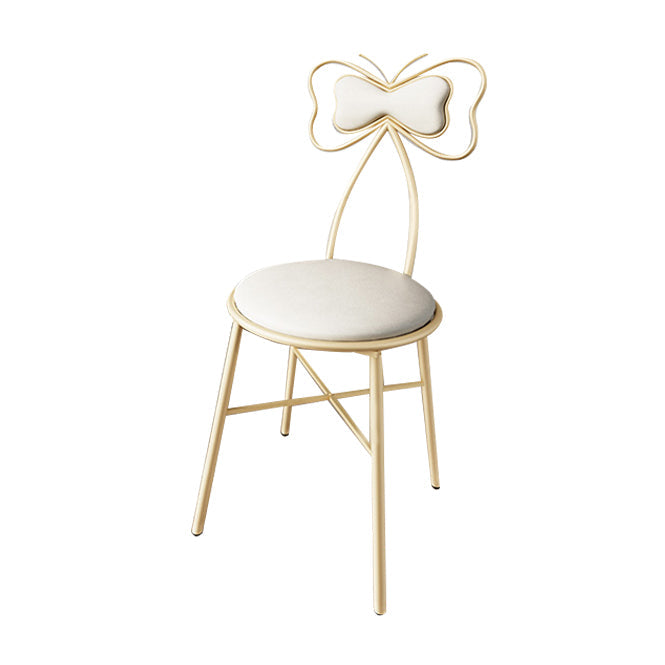 Nordic Style Open Back Side Chairs Upholstered Dining Armless Chairs for Home Cream Gray 1 Piece Clearhalo ' kitchen&dining_furn' 'Dining Chairs' 'Dining Tables & Seating' 'dining_chair' 'furn' 'furn_dining_chair' 'Furniture' 'furniture_dining_chair' 'Kitchen & Dining Furniture' 'kitchen' 4557797