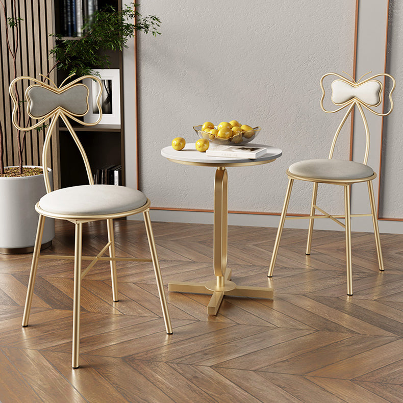 Nordic Style Open Back Side Chairs Upholstered Dining Armless Chairs for Home Clearhalo ' kitchen&dining_furn' 'Dining Chairs' 'Dining Tables & Seating' 'dining_chair' 'furn' 'furn_dining_chair' 'Furniture' 'furniture_dining_chair' 'Kitchen & Dining Furniture' 'kitchen' 4557798