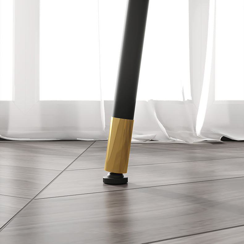 Nordic Style Armless Solid Back Chair Upholstered Side Chairs Clearhalo ' kitchen&dining_furn' 'Dining Chairs' 'Dining Tables & Seating' 'dining_chair' 'furn' 'furn_dining_chair' 'Furniture' 'furniture_dining_chair' 'Kitchen & Dining Furniture' 'kitchen' 4557840