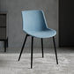 Contemporary Style Dining Chairs Dining Armless Side Chair with Metal Legs Blue 1 Piece Clearhalo ' kitchen&dining_furn' 'Dining Chairs' 'Dining Tables & Seating' 'dining_chair' 'furn' 'furn_dining_chair' 'Furniture' 'furniture_dining_chair' 'Kitchen & Dining Furniture' 'kitchen' 4557846