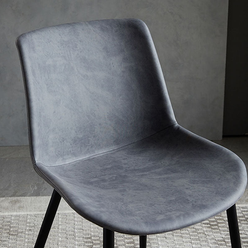 Contemporary Style Dining Chairs Dining Armless Side Chair with Metal Legs Clearhalo ' kitchen&dining_furn' 'Dining Chairs' 'Dining Tables & Seating' 'dining_chair' 'furn' 'furn_dining_chair' 'Furniture' 'furniture_dining_chair' 'Kitchen & Dining Furniture' 'kitchen' 4557856