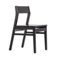 Contemporary Dining Chairs Kitchen Dining Armless Side Chair with Wooden Legs Black Wood 1 Piece Clearhalo ' kitchen&dining_furn' 'Dining Chairs' 'Dining Tables & Seating' 'dining_chair' 'furn' 'furn_dining_chair' 'Furniture' 'furniture_dining_chair' 'Kitchen & Dining Furniture' 'kitchen' 4558706