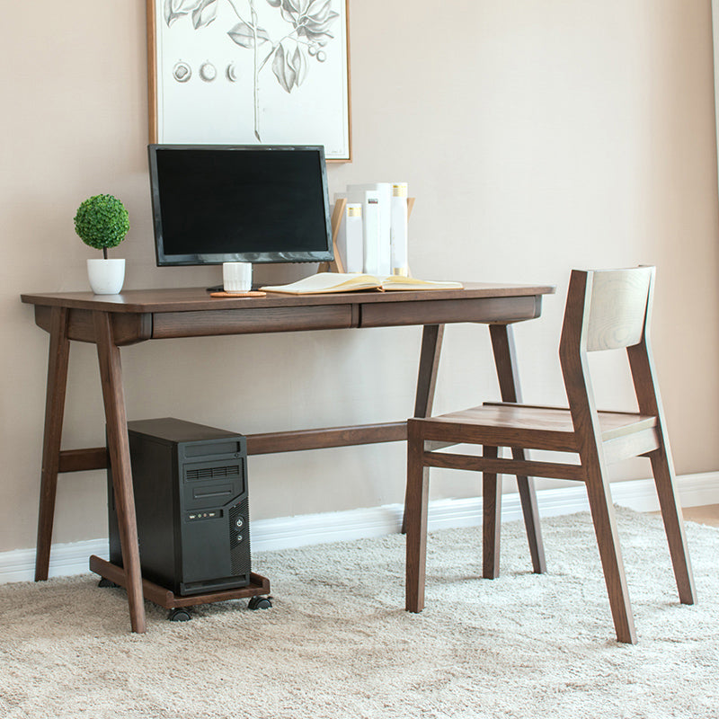 Contemporary Dining Chairs Kitchen Dining Armless Side Chair with Wooden Legs Clearhalo ' kitchen&dining_furn' 'Dining Chairs' 'Dining Tables & Seating' 'dining_chair' 'furn' 'furn_dining_chair' 'Furniture' 'furniture_dining_chair' 'Kitchen & Dining Furniture' 'kitchen' 4558708