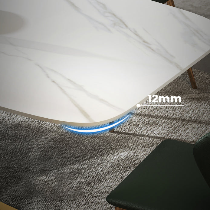 Modern 1/4/5/6/7 Pieces Dining Table Set Sintered Stone Dinette Set for Home Use Clearhalo 'Dining Room Sets' 'Dining Tables & Seating' 'dining_room_set' 'furn' 'furn_dining_room_set' 'Furniture' 'furniture_dining_room_set' 'Kitchen & Dining Furniture' 'kitchen&dining_furn' 'kitchen' 4570163