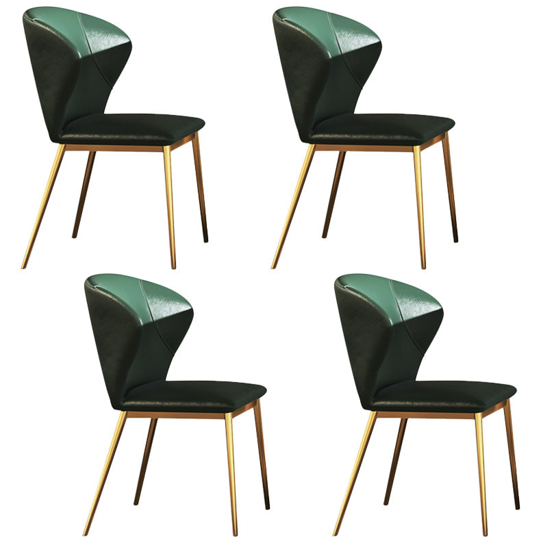 Modern 1/4/5/6/7 Pieces Dining Table Set Sintered Stone Dinette Set for Home Use 4 Green Chairs Clearhalo 'Dining Room Sets' 'Dining Tables & Seating' 'dining_room_set' 'furn' 'furn_dining_room_set' 'Furniture' 'furniture_dining_room_set' 'Kitchen & Dining Furniture' 'kitchen&dining_furn' 'kitchen' 4570167