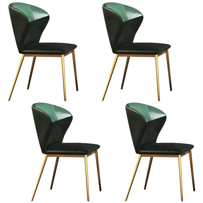 Modern 1/4/5/6/7 Pieces Dining Table Set Sintered Stone Dinette Set for Home Use 4 Green Chairs Clearhalo 'Dining Room Sets' 'Dining Tables & Seating' 'dining_room_set' 'furn' 'furn_dining_room_set' 'Furniture' 'furniture_dining_room_set' 'Kitchen & Dining Furniture' 'kitchen&dining_furn' 'kitchen' 4570167