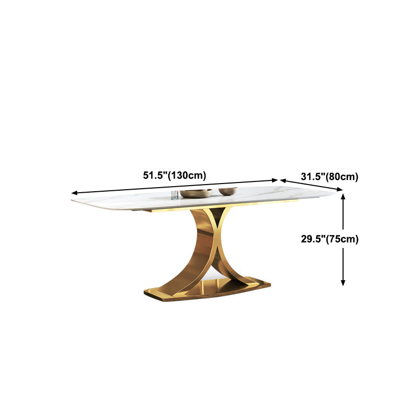 Modern 1/4/5/6/7 Pieces Dining Table Set Sintered Stone Dinette Set for Home Use Clearhalo 'Dining Room Sets' 'Dining Tables & Seating' 'dining_room_set' 'furn' 'furn_dining_room_set' 'Furniture' 'furniture_dining_room_set' 'Kitchen & Dining Furniture' 'kitchen&dining_furn' 'kitchen' 4570168