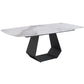 Minimalist 1/4/5/7 Pieces Rectangular Dining Table Set Sintered Stone Furniture for Home Clearhalo 'Dining Room Sets' 'Dining Tables & Seating' 'dining_room_set' 'furn' 'furn_dining_room_set' 'Furniture' 'furniture_dining_room_set' 'Kitchen & Dining Furniture' 'kitchen&dining_furn' 'kitchen' 4570249