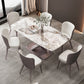 Modern 1/2/5/6/7 Pieces Indoor Kitchen Dining Set Sintered Stone Table and Chair Set Clearhalo 'Dining Room Sets' 'Dining Tables & Seating' 'dining_room_set' 'furn' 'furn_dining_room_set' 'Furniture' 'furniture_dining_room_set' 'Kitchen & Dining Furniture' 'kitchen&dining_furn' 'kitchen' 4570262