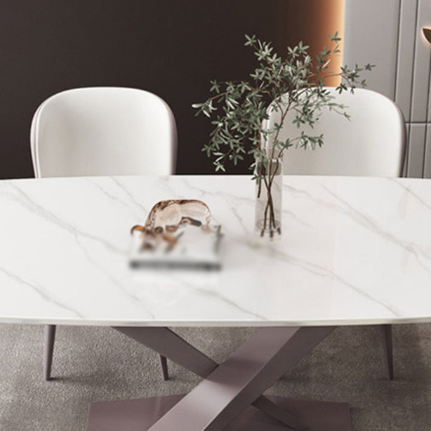 Modern 1/2/5/6/7 Pieces Indoor Kitchen Dining Set Sintered Stone Table and Chair Set Clearhalo 'Dining Room Sets' 'Dining Tables & Seating' 'dining_room_set' 'furn' 'furn_dining_room_set' 'Furniture' 'furniture_dining_room_set' 'Kitchen & Dining Furniture' 'kitchen&dining_furn' 'kitchen' 4570270