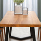 Industrial 1/2/5/7 Pieces Dining Set Solid Wood Dining Table with Chairs Clearhalo 'Dining Room Sets' 'Dining Tables & Seating' 'dining_room_set' 'furn' 'furn_dining_room_set' 'Furniture' 'furniture_dining_room_set' 'Kitchen & Dining Furniture' 'kitchen&dining_furn' 'kitchen' 4570303