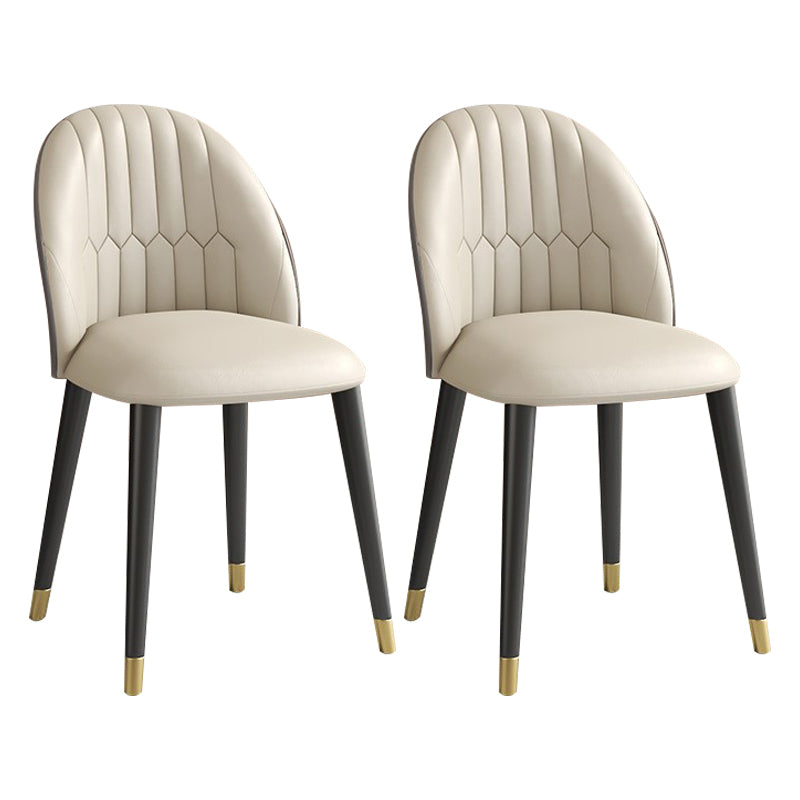 Glam Style 1/2/3/5/7 Pieces Dining Set Sintered Stone Dining Table Set for Home Use 2 White Chairs Clearhalo 'Dining Room Sets' 'Dining Tables & Seating' 'dining_room_set' 'furn' 'furn_dining_room_set' 'Furniture' 'furniture_dining_room_set' 'Kitchen & Dining Furniture' 'kitchen&dining_furn' 'kitchen' 4570319