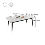 Glam Style 1/2/3/5/7 Pieces Dining Set Sintered Stone Dining Table Set for Home Use Clearhalo 'Dining Room Sets' 'Dining Tables & Seating' 'dining_room_set' 'furn' 'furn_dining_room_set' 'Furniture' 'furniture_dining_room_set' 'Kitchen & Dining Furniture' 'kitchen&dining_furn' 'kitchen' 4570331