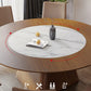 Modern 1/4/6/7/8/9 Pieces Dining Set Sintered Stone Dining Table Set with Leather Chairs Clearhalo 'Dining Room Sets' 'Dining Tables & Seating' 'dining_room_set' 'furn' 'furn_dining_room_set' 'Furniture' 'furniture_dining_room_set' 'Kitchen & Dining Furniture' 'kitchen&dining_furn' 'kitchen' 4570345