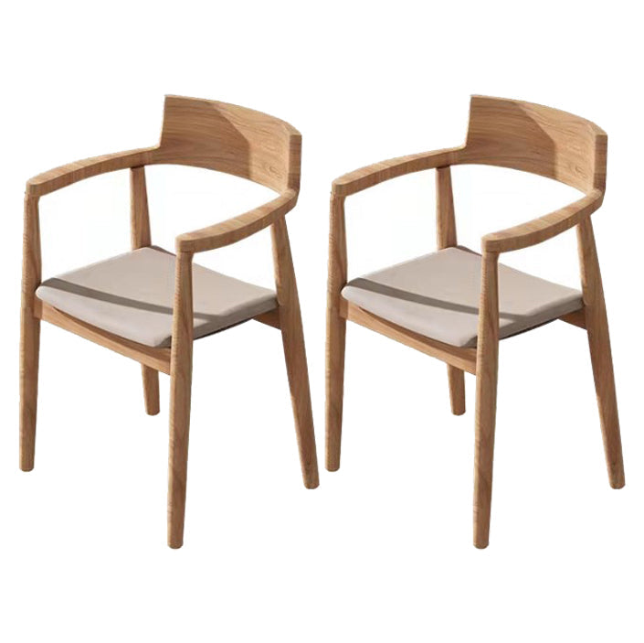 Contemporary 1/2/7 Pieces Dining Set with Solid Wood Table Dining Furniture 2 Light Grey Chairs Clearhalo 'Dining Room Sets' 'Dining Tables & Seating' 'dining_room_set' 'furn' 'furn_dining_room_set' 'Furniture' 'furniture_dining_room_set' 'Kitchen & Dining Furniture' 'kitchen&dining_furn' 'kitchen' 4570391