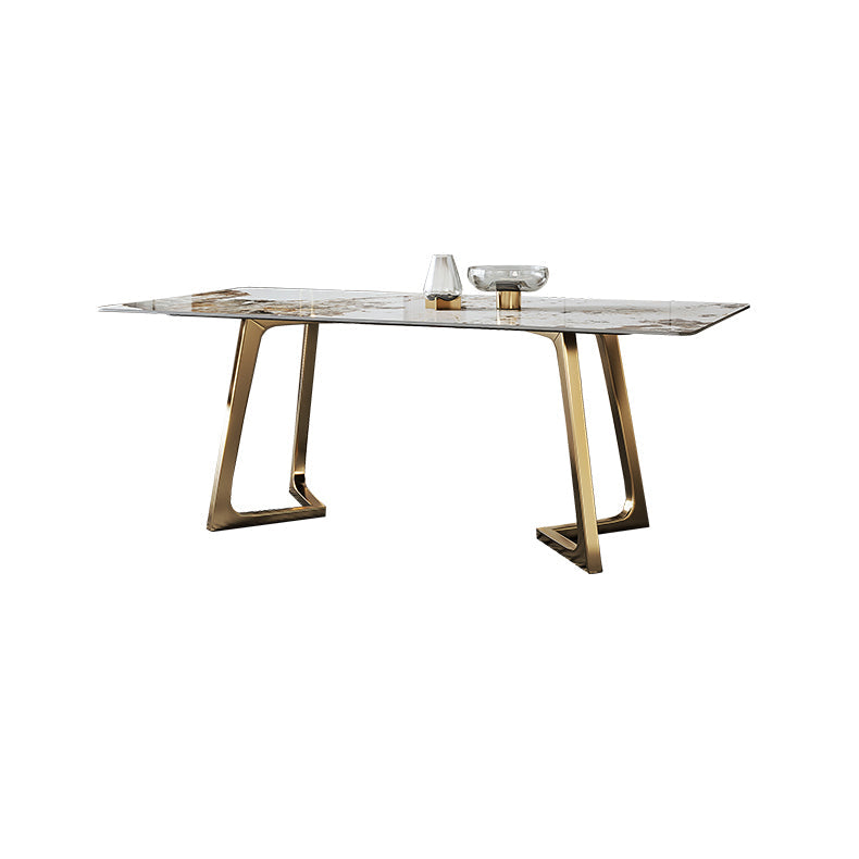 Contemporary Style 1/4/5/6/7 Pieces Furniture Sintered Stone Dining Table Set for Kitchen Clearhalo 'Dining Room Sets' 'Dining Tables & Seating' 'dining_room_set' 'furn' 'furn_dining_room_set' 'Furniture' 'furniture_dining_room_set' 'Kitchen & Dining Furniture' 'kitchen&dining_furn' 'kitchen' 4570413