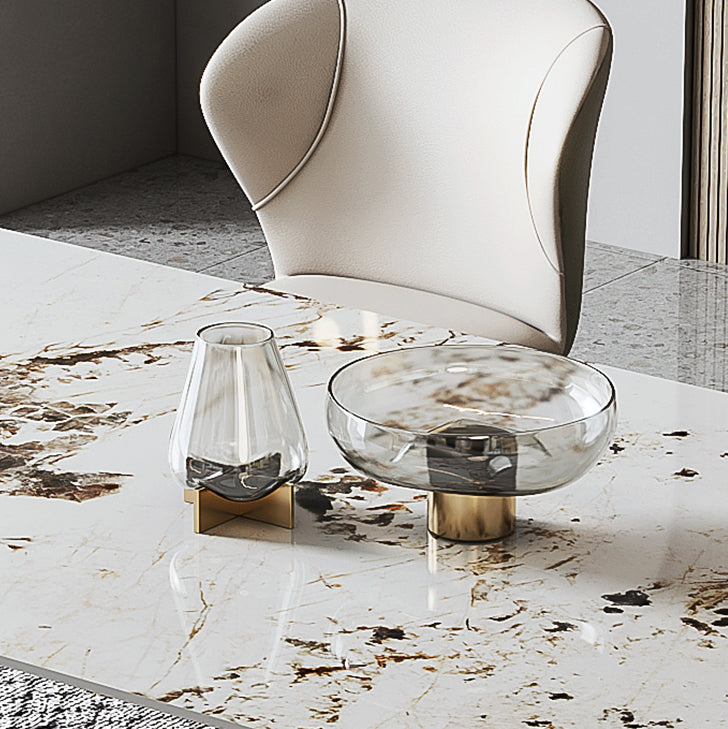 Contemporary Style 1/4/5/6/7 Pieces Furniture Sintered Stone Dining Table Set for Kitchen Clearhalo 'Dining Room Sets' 'Dining Tables & Seating' 'dining_room_set' 'furn' 'furn_dining_room_set' 'Furniture' 'furniture_dining_room_set' 'Kitchen & Dining Furniture' 'kitchen&dining_furn' 'kitchen' 4570420