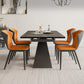 Modern 1/4/5/7 Pieces Dining Set Rectangle Black Dining Table Set for Home Use Clearhalo 'Dining Room Sets' 'Dining Tables & Seating' 'dining_room_set' 'furn' 'furn_dining_room_set' 'Furniture' 'furniture_dining_room_set' 'Kitchen & Dining Furniture' 'kitchen&dining_furn' 'kitchen' 4570451
