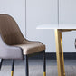 Contemporary 1/4/5/7 Pieces Furniture Sintered Stone Dining Table Set with Golden Base Clearhalo 'Dining Room Sets' 'Dining Tables & Seating' 'dining_room_set' 'furn' 'furn_dining_room_set' 'Furniture' 'furniture_dining_room_set' 'Kitchen & Dining Furniture' 'kitchen&dining_furn' 'kitchen' 4570470