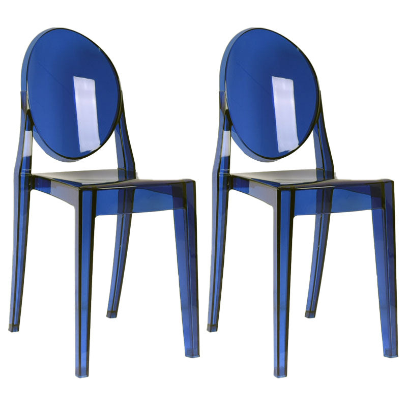 Modern Plastic Side Chair Matte Finish Open Back Dining Chair Blue 2 Piece Set Clearhalo ' kitchen&dining_furn' 'Dining Chairs' 'Dining Tables & Seating' 'dining_chair' 'furn' 'furn_dining_chair' 'Furniture' 'furniture_dining_chair' 'Kitchen & Dining Furniture' 'kitchen' 4570497