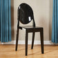 Modern Plastic Side Chair Matte Finish Open Back Dining Chair Black 1 Piece Clearhalo ' kitchen&dining_furn' 'Dining Chairs' 'Dining Tables & Seating' 'dining_chair' 'furn' 'furn_dining_chair' 'Furniture' 'furniture_dining_chair' 'Kitchen & Dining Furniture' 'kitchen' 4570501
