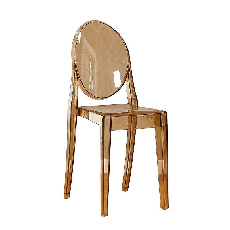 Modern Plastic Side Chair Matte Finish Open Back Dining Chair Clearhalo ' kitchen&dining_furn' 'Dining Chairs' 'Dining Tables & Seating' 'dining_chair' 'furn' 'furn_dining_chair' 'Furniture' 'furniture_dining_chair' 'Kitchen & Dining Furniture' 'kitchen' 4570503