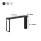 Modern Marble Pub Table with Specialty Table Top Double Pedestal Table- 41.3" H Clearhalo 'Bar Furniture' 'Bar Tables' 'bar_tables' 'furn' 'furn_bar_tables' 'Furniture' 'furniture_bar_tables' 'Kitchen & Dining Furniture' 4570556