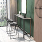 Marble Pub Table with Rectangle Table Top Double Pedestal Table - 41.3" H 55.1"L x 15.7"W x 41.3"H Without Chairs Clearhalo 'Bar Furniture' 'Bar Tables' 'bar_tables' 'furn' 'furn_bar_tables' 'Furniture' 'furniture_bar_tables' 'Kitchen & Dining Furniture' 4570561