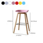Modern Style Solid Wood Bar Stool with Footrest Low Back Back Home Bar Stool 30 Inches Clearhalo 'Bar Furniture' 'Bar Stools' 'bar_stools' 'furn' 'furn_bar_stools' 'furniture_bar_stools' 'Kitchen & Dining Furniture' 'kitchen&dining_furn' 'kitchen' 'kitchen_furn' Furniture' 4570730
