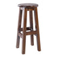 Contemporary Rubberwood Bar Stool Indoor Bar Stool with Wood Seat and Footrest Walnut 1 Piece Counter Stool (23.5"H) Clearhalo 'Bar Furniture' 'Bar Stools' 'bar_stools' 'furn' 'furn_bar_stools' 'furniture_bar_stools' 'Kitchen & Dining Furniture' 'kitchen&dining_furn' 'kitchen' 'kitchen_furn' Furniture' 4570763