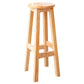 Contemporary Rubberwood Bar Stool Indoor Bar Stool with Wood Seat and Footrest Natural 1 Piece Bar Stool(31"H) Clearhalo 'Bar Furniture' 'Bar Stools' 'bar_stools' 'furn' 'furn_bar_stools' 'furniture_bar_stools' 'Kitchen & Dining Furniture' 'kitchen&dining_furn' 'kitchen' 'kitchen_furn' Furniture' 4570806