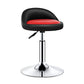 Modern Rotatable Adjustable Counter Stool Steel Cashier Bar Stool with Cushion and Pedal Burgundy Clearhalo 'Bar Furniture' 'Bar Stools' 'bar_stools' 'furn' 'furn_bar_stools' 'furniture_bar_stools' 'Kitchen & Dining Furniture' 'kitchen&dining_furn' 'kitchen' 'kitchen_furn' Furniture' 4570815