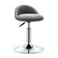 Modern Rotatable Adjustable Counter Stool Steel Cashier Bar Stool with Cushion and Pedal Dark Gray Clearhalo 'Bar Furniture' 'Bar Stools' 'bar_stools' 'furn' 'furn_bar_stools' 'furniture_bar_stools' 'Kitchen & Dining Furniture' 'kitchen&dining_furn' 'kitchen' 'kitchen_furn' Furniture' 4570816