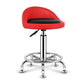 Modern Rotatable Adjustable Counter Stool Steel Cashier Bar Stool with Cushion and Pedal Rose Red-Black Clearhalo 'Bar Furniture' 'Bar Stools' 'bar_stools' 'furn' 'furn_bar_stools' 'furniture_bar_stools' 'Kitchen & Dining Furniture' 'kitchen&dining_furn' 'kitchen' 'kitchen_furn' Furniture' 4570830