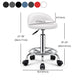 Modern Rotatable Adjustable Counter Stool Steel Cashier Bar Stool with Cushion and Pedal Clearhalo 'Bar Furniture' 'Bar Stools' 'bar_stools' 'furn' 'furn_bar_stools' 'furniture_bar_stools' 'Kitchen & Dining Furniture' 'kitchen&dining_furn' 'kitchen' 'kitchen_furn' Furniture' 4570838