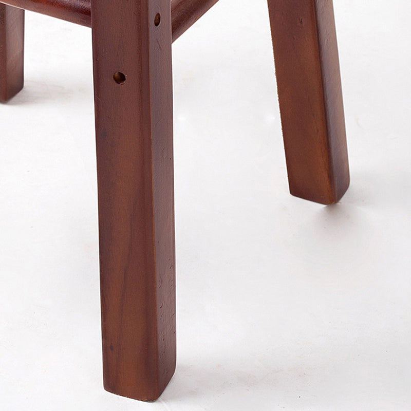 Modern Armless Backrest Counter Stool Wood Cashier Bar Stool with Wooden Seat and Pedal Clearhalo 'Bar Furniture' 'Bar Stools' 'bar_stools' 'furn' 'furn_bar_stools' 'furniture_bar_stools' 'Kitchen & Dining Furniture' 'kitchen&dining_furn' 'kitchen' 'kitchen_furn' Furniture' 4570893