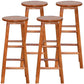 Modern Armless Backrest Counter Stool Wood Cashier Bar Stool with Wooden Seat and Pedal Light Brown 4 Piece Set Clearhalo 'Bar Furniture' 'Bar Stools' 'bar_stools' 'furn' 'furn_bar_stools' 'furniture_bar_stools' 'Kitchen & Dining Furniture' 'kitchen&dining_furn' 'kitchen' 'kitchen_furn' Furniture' 4570897