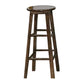 Modern Armless Backrest Counter Stool Wood Cashier Bar Stool with Wooden Seat and Pedal Grey 1 Piece Clearhalo 'Bar Furniture' 'Bar Stools' 'bar_stools' 'furn' 'furn_bar_stools' 'furniture_bar_stools' 'Kitchen & Dining Furniture' 'kitchen&dining_furn' 'kitchen' 'kitchen_furn' Furniture' 4570901