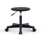 Modern Rotatable Adjustable Counter Stool Steel Lab Bar Stool with Leather Cushion Gloss Black 1 Piece Clearhalo 'Bar Furniture' 'Bar Stools' 'bar_stools' 'furn' 'furn_bar_stools' 'furniture_bar_stools' 'Kitchen & Dining Furniture' 'kitchen&dining_furn' 'kitchen' 'kitchen_furn' Furniture' 4570916