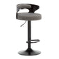 Industrial Style Bar Stool Round Leather Seat with Adjustable Height for Counter Bar Clearhalo 'Bar Furniture' 'Bar Stools' 'bar_stools' 'furn' 'furn_bar_stools' 'furniture_bar_stools' 'Kitchen & Dining Furniture' 'kitchen&dining_furn' 'kitchen' 'kitchen_furn' Furniture' 4570999