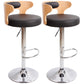 Industrial Style Bar Stool Round Leather Seat with Adjustable Height for Counter Bar Antique Black 2 Piece Set Clearhalo 'Bar Furniture' 'Bar Stools' 'bar_stools' 'furn' 'furn_bar_stools' 'furniture_bar_stools' 'Kitchen & Dining Furniture' 'kitchen&dining_furn' 'kitchen' 'kitchen_furn' Furniture' 4571025