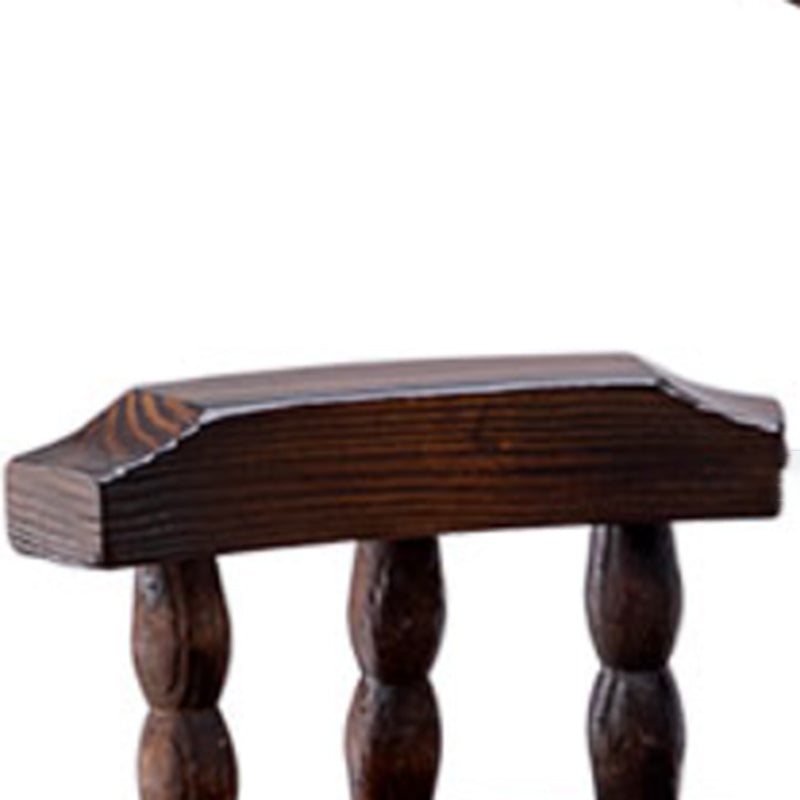 Modern Rotatable Backrest Counter Stool Wood Bar Stool with Leather Cushion and Pedal Clearhalo 'Bar Furniture' 'Bar Stools' 'bar_stools' 'furn' 'furn_bar_stools' 'furniture_bar_stools' 'Kitchen & Dining Furniture' 'kitchen&dining_furn' 'kitchen' 'kitchen_furn' Furniture' 4571154