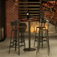 Contemporary Metal Solid Wood Barstool Indoor Bar Stool with Backless Clearhalo 'Bar Furniture' 'Bar Stools' 'bar_stools' 'furn' 'furn_bar_stools' 'furniture_bar_stools' 'Kitchen & Dining Furniture' 'kitchen&dining_furn' 'kitchen' 'kitchen_furn' Furniture' 4571427